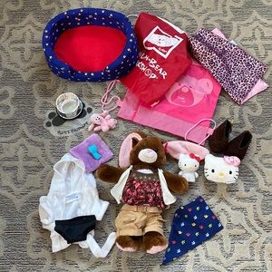 Build a bear bunny lot sale. Huge lot including bed, clothing and accessories